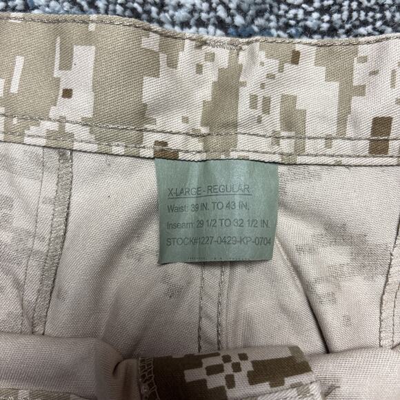 Desert Digital Camouflage Military BDU Cargo Bottoms Fatigue Trouser Size XL - Picture 3 of 7